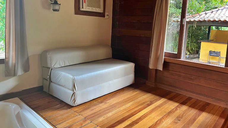 Hidromassagem, Churrasqueira e Lareira na serra